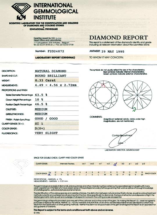 Foto 9 - Diamant IGI 0,33 Brillant Drittelkaräter River D, D5734