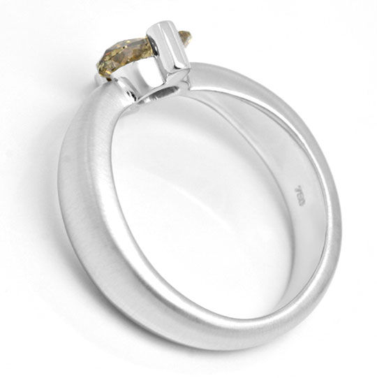 Foto 3 - Ring 1,12ct Diamant Herz Einkaräter Super Design, S4199