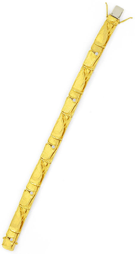 Foto 3 - Design-Brillant-Armband 0,18ct Brillanten 14K Gelbgold, S4335