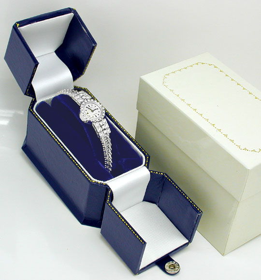 Foto 5 - Diamant Damen-Armbanduhr Weißgold 1.14ct Topuhr Neuz., U1043